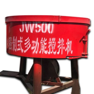 Building Industry China Jinlong Machinery Forced JW Series Vertical Electric Concrete Cement Pan Mixer Machine